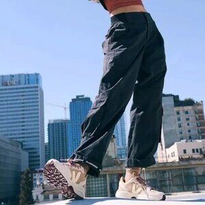 Free People X FP Movement Mesmerize Me Black Cargo Pant XS